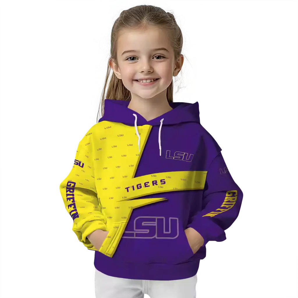customized lsu tigers abstract shape purple hoodie top rated customized lsu tigers abstract shape purple hoodie top rated