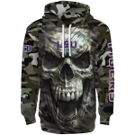 customized lsu tigers camo skull hoodie best selling