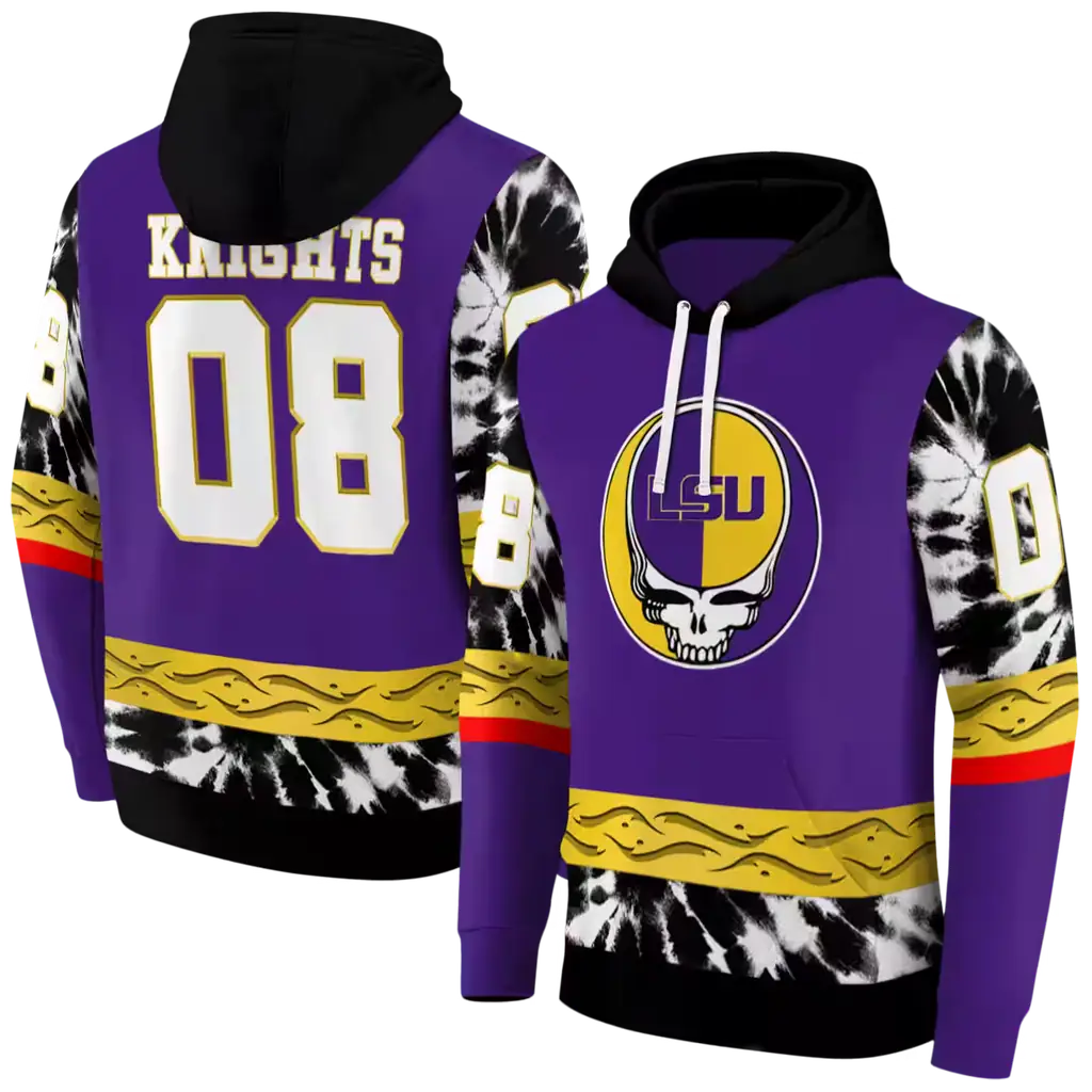 customized lsu tigers grateful vibes purple hoodie fashion forward customized lsu tigers grateful vibes purple hoodie fashion forward