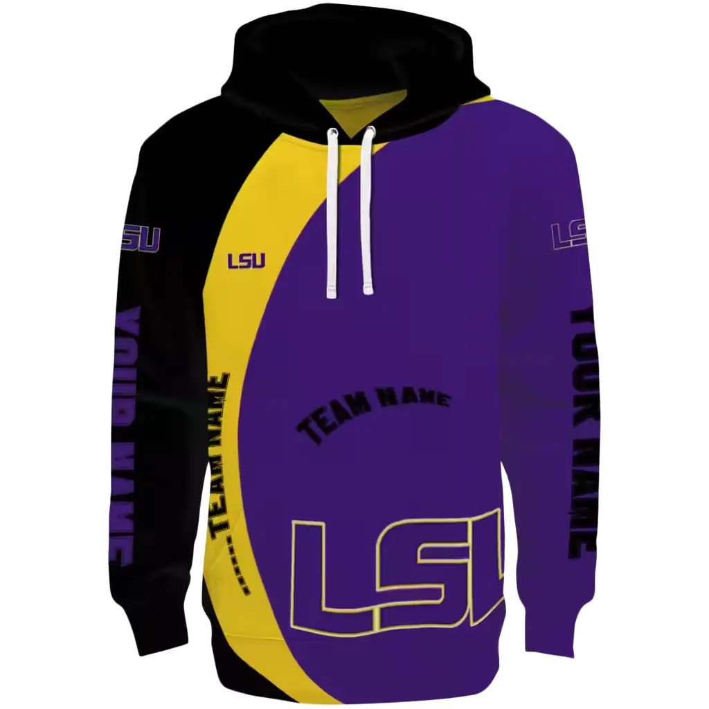 customized lsu tigers minimalist design purple black hoodie best selling customized lsu tigers minimalist design purple black hoodie best selling