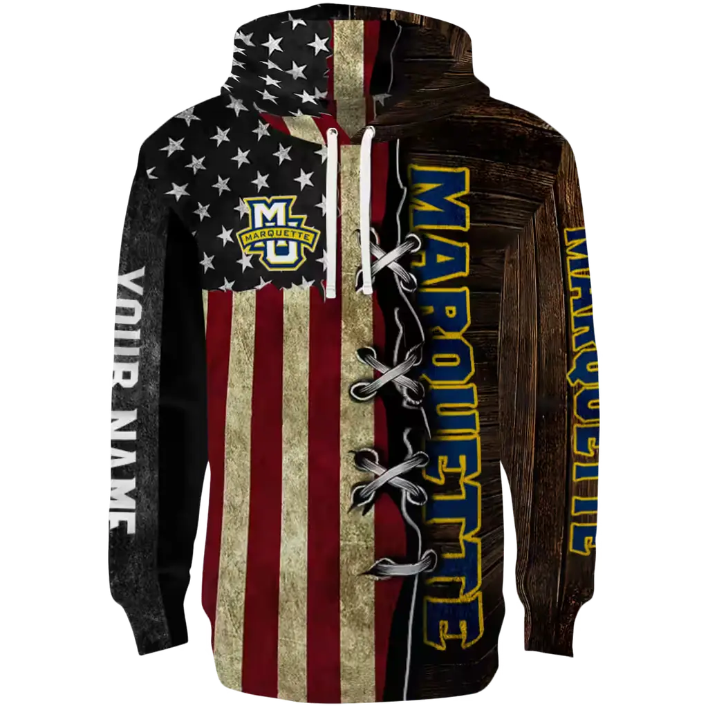 customized marquette golden eagles american pride hoodie best selling customized marquette golden eagles american pride hoodie best selling