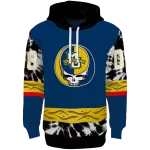 customized marquette golden eagles grateful vibes blue hoodie best selling