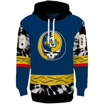 customized marquette golden eagles grateful vibes blue hoodie best selling