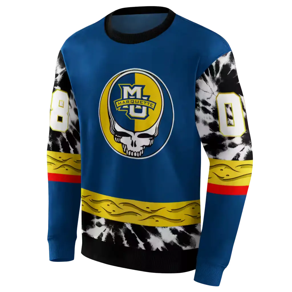 customized marquette golden eagles grateful vibes blue hoodie new arrival customized marquette golden eagles grateful vibes blue hoodie new arrival