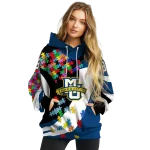 customized marquette golden eagles puzzle pieces blue hoodie best selling