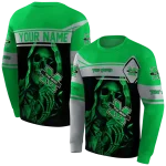 customized marshall thundering herd grim reaper green black hoodie best selling