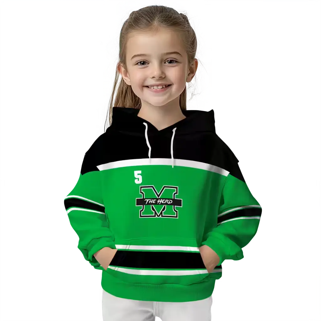 customized marshall thundering herd striped pattern green hoodie top rated customized marshall thundering herd striped pattern green hoodie top rated