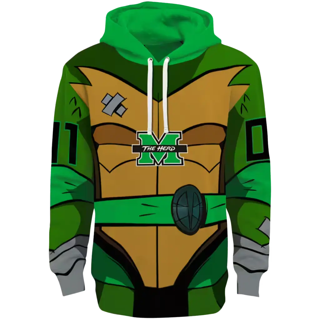 customized marshall thundering herd superhero armor green hoodie best selling customized marshall thundering herd superhero armor green hoodie best selling