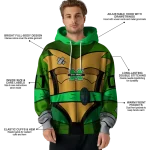 customized marshall thundering herd superhero armor green hoodie best selling