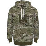customized maryland terrapins military style hoodie best selling