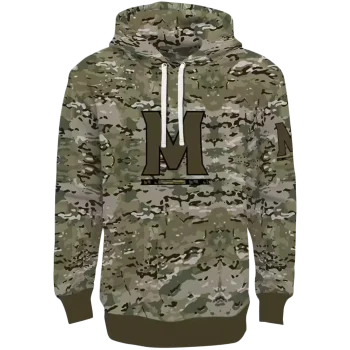 customized maryland terrapins military style hoodie best selling