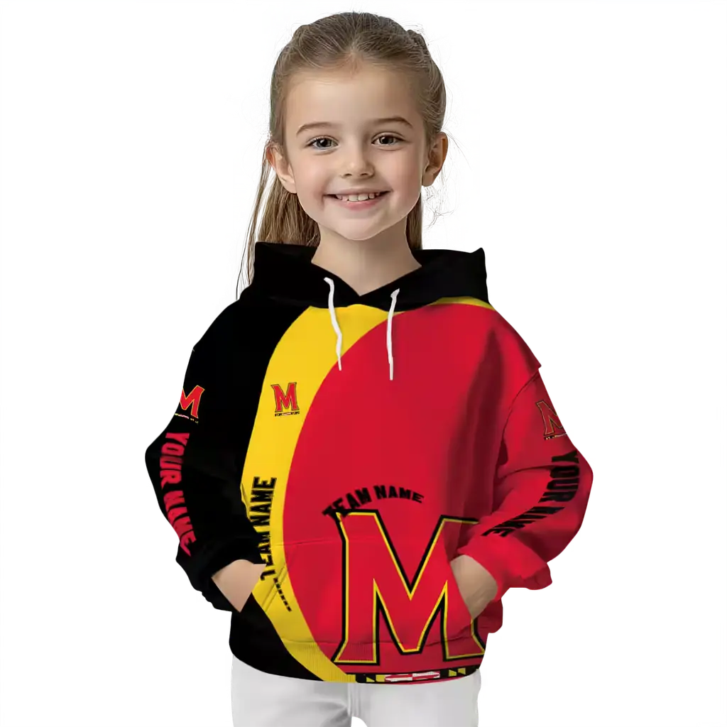 customized maryland terrapins minimalist design red black hoodie top rated customized maryland terrapins minimalist design red black hoodie top rated