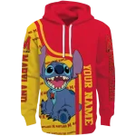 customized maryland terrapins stitch red hoodie best selling