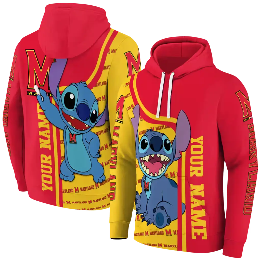 customized maryland terrapins stitch red hoodie fashion forward customized maryland terrapins stitch red hoodie fashion forward