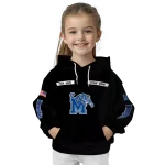 customized memphis tigers punisher skull black hoodie best selling