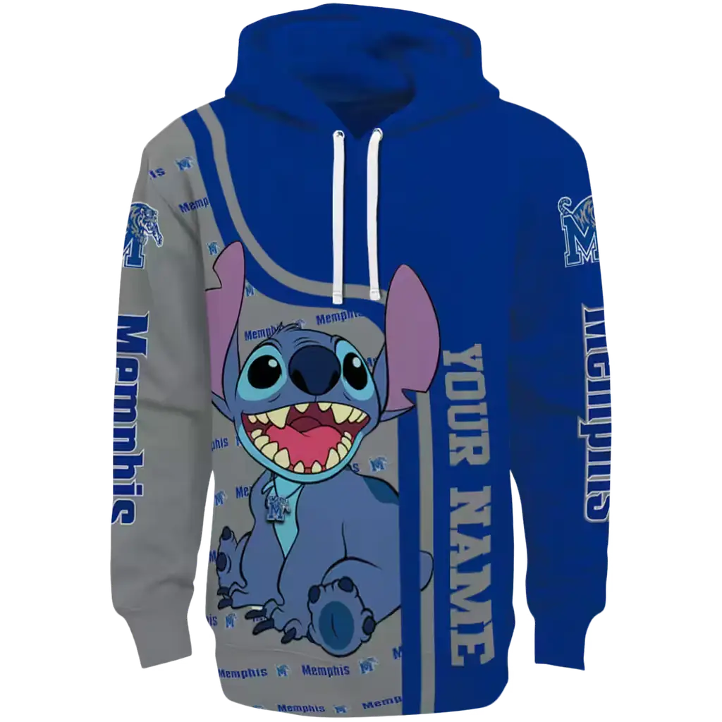 customized memphis tigers stitch blue hoodie best selling customized memphis tigers stitch blue hoodie best selling
