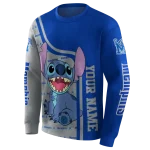 customized memphis tigers stitch blue hoodie best selling