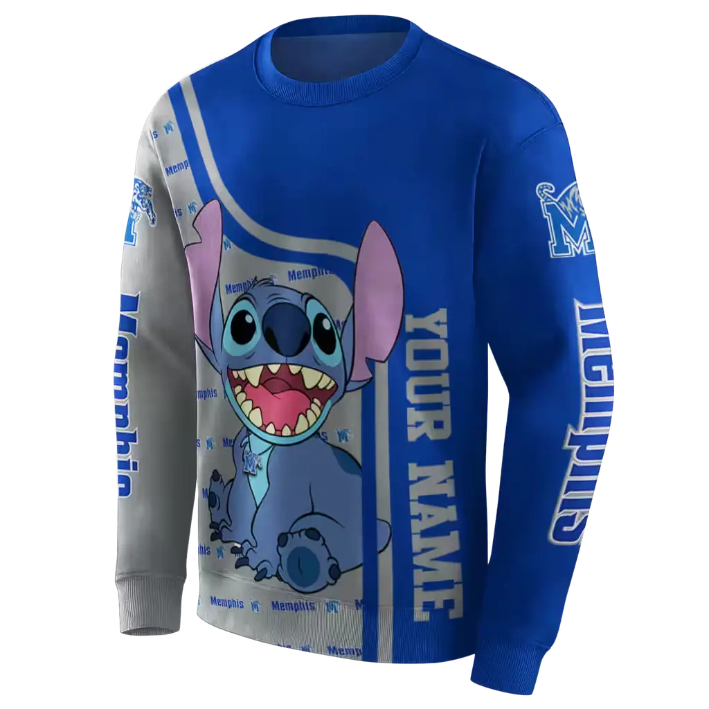 customized memphis tigers stitch blue hoodie new arrival customized memphis tigers stitch blue hoodie new arrival