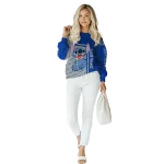 customized memphis tigers stitch blue hoodie best selling