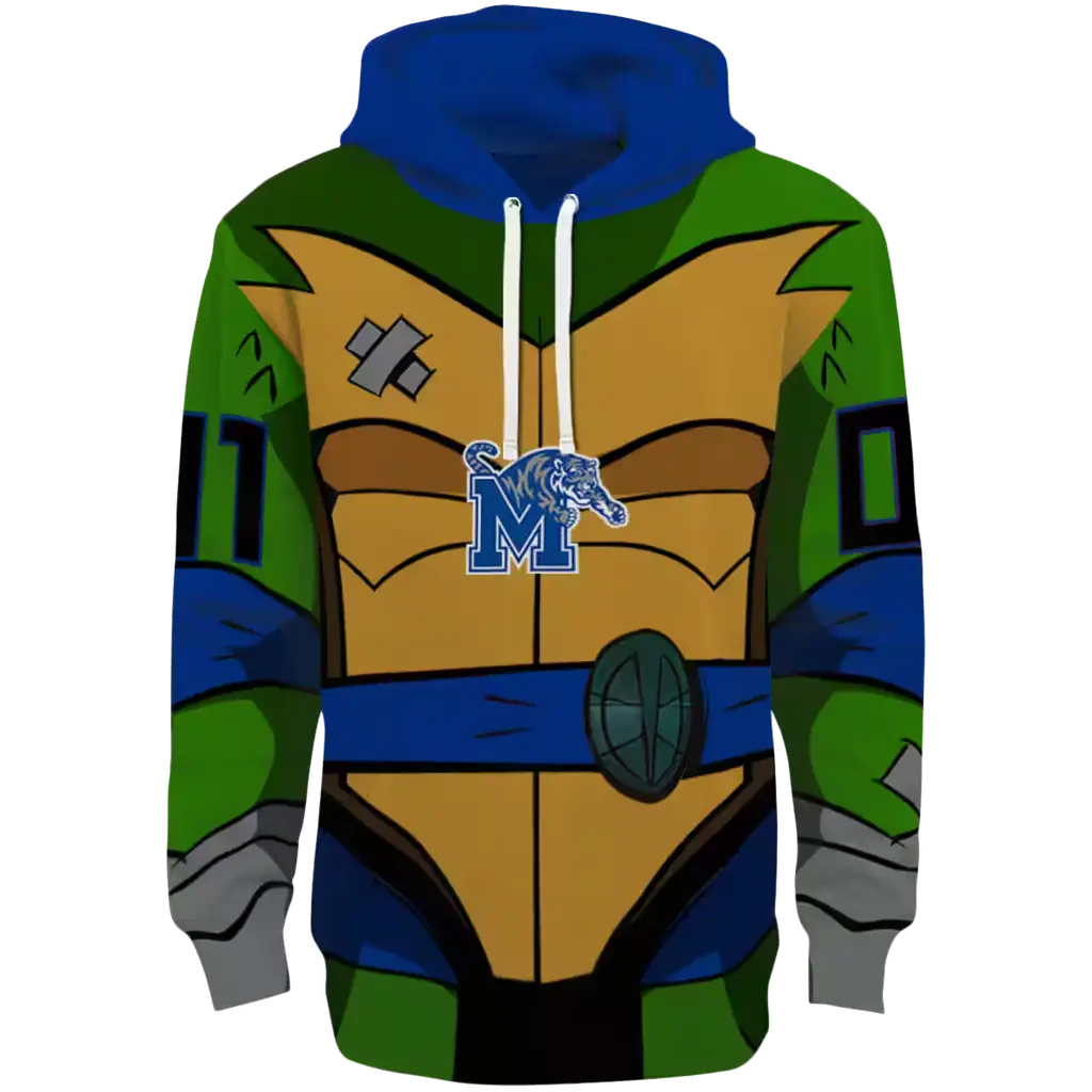 customized memphis tigers superhero armor blue green hoodie best selling customized memphis tigers superhero armor blue green hoodie best selling