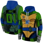customized memphis tigers superhero armor blue green hoodie best selling