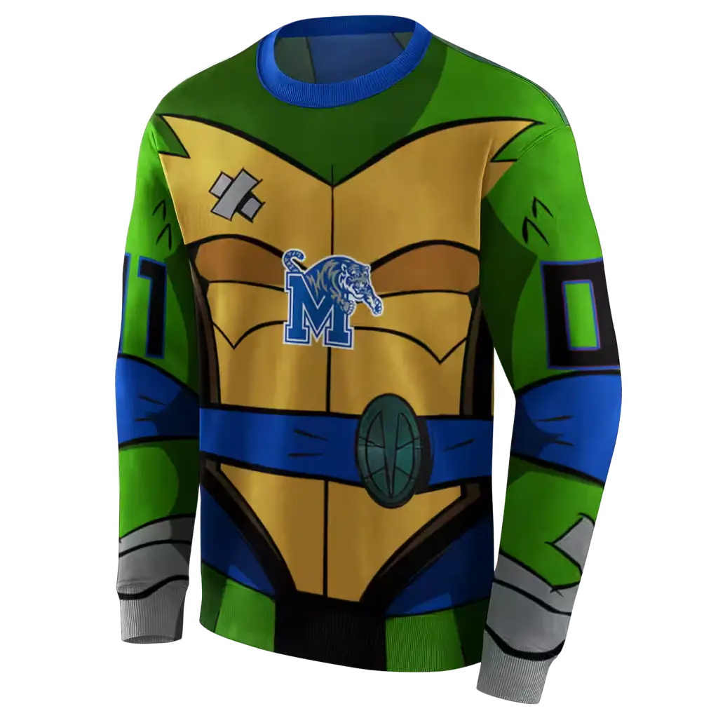 customized memphis tigers superhero armor blue green hoodie new arrival customized memphis tigers superhero armor blue green hoodie new arrival