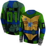 customized memphis tigers superhero armor blue green hoodie best selling