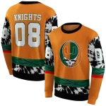 customized miami hurricanes grateful vibes orange hoodie best selling