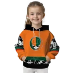 customized miami hurricanes grateful vibes orange hoodie best selling
