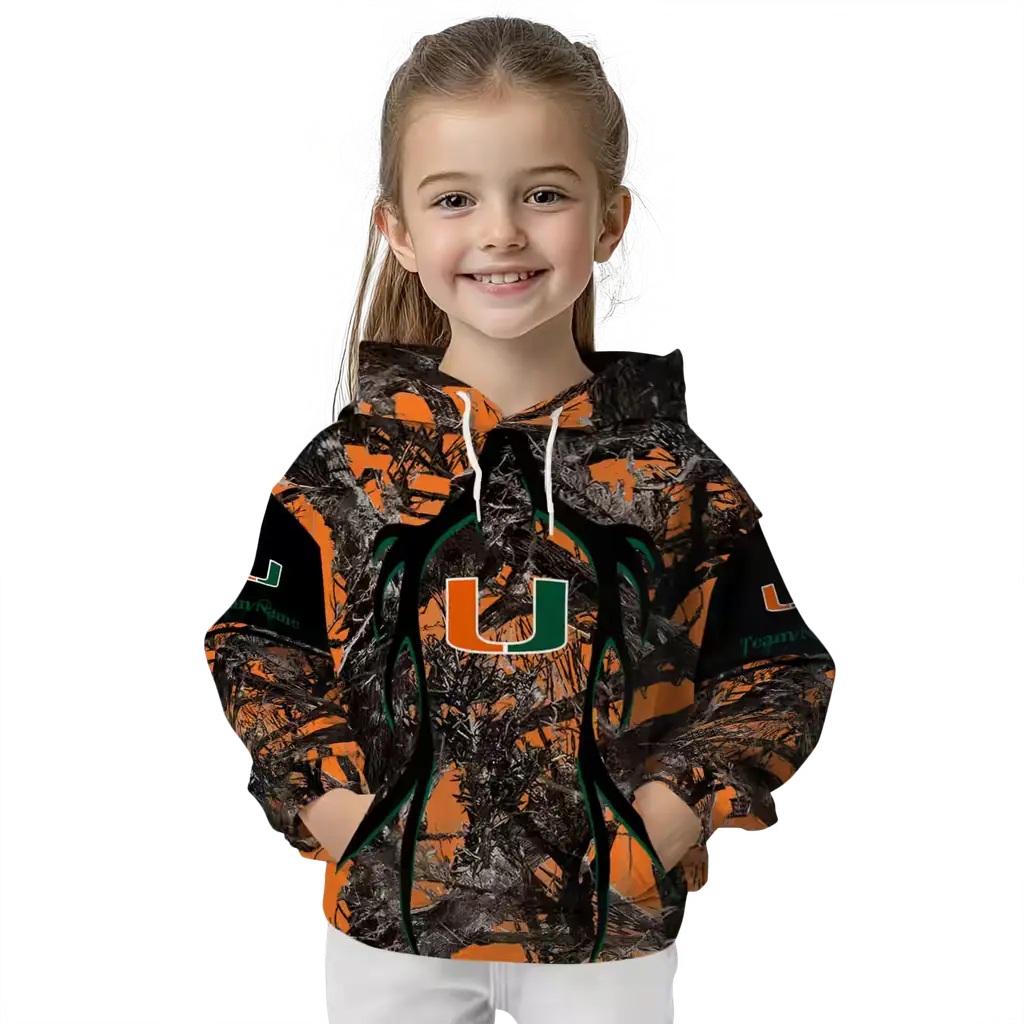 customized miami hurricanes hunting theme orange black hoodie top rated customized miami hurricanes hunting theme orange black hoodie top rated