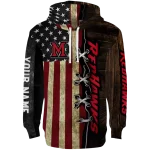 customized miami redhawks american pride hoodie best selling