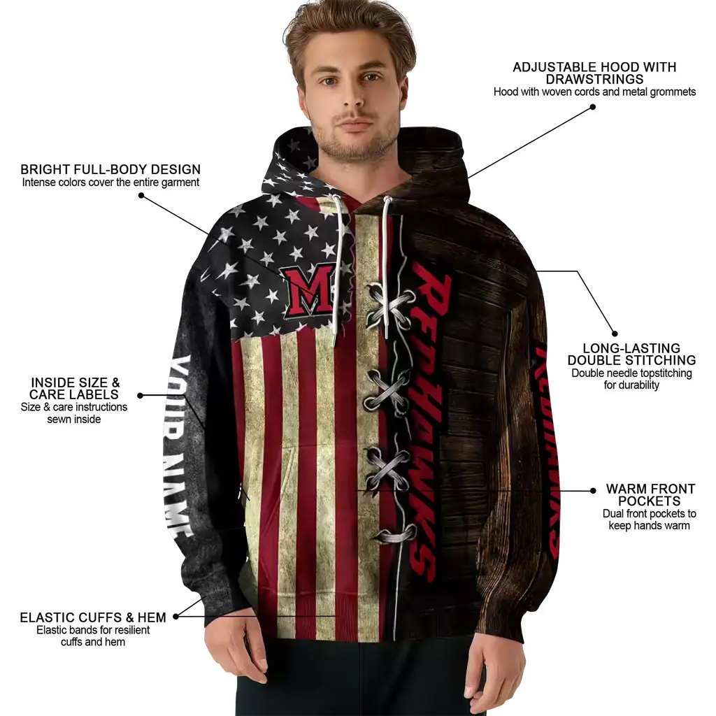 customized miami redhawks american pride hoodie latest model customized miami redhawks american pride hoodie latest model