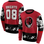 customized miami redhawks grateful vibes red hoodie best selling