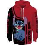 customized miami redhawks stitch red hoodie best selling