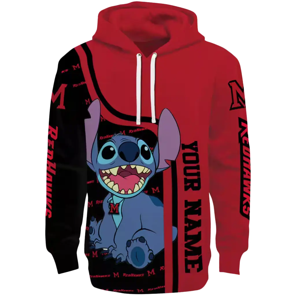 customized miami redhawks stitch red hoodie best selling customized miami redhawks stitch red hoodie best selling