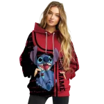 customized miami redhawks stitch red hoodie best selling