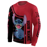 customized miami redhawks stitch red hoodie best selling