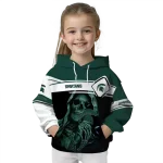 customized michigan state spartans grim reaper green black hoodie best selling