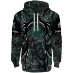 customized michigan state spartans hunting theme green black hoodie best selling