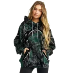 customized michigan state spartans hunting theme green black hoodie best selling
