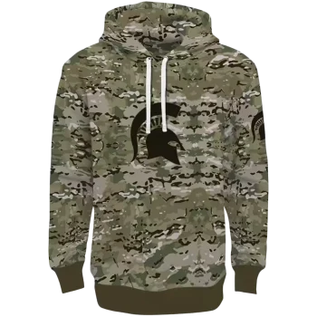 customized michigan state spartans military style hoodie best selling
