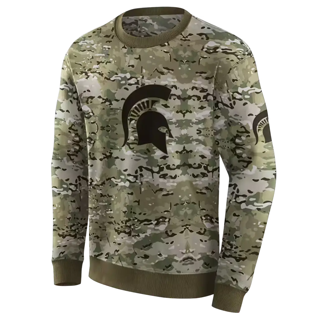 customized michigan state spartans military style hoodie new arrival customized michigan state spartans military style hoodie new arrival