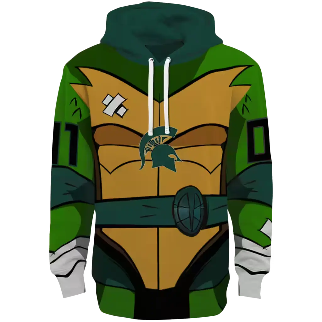 customized michigan state spartans superhero armor green hoodie best selling customized michigan state spartans superhero armor green hoodie best selling