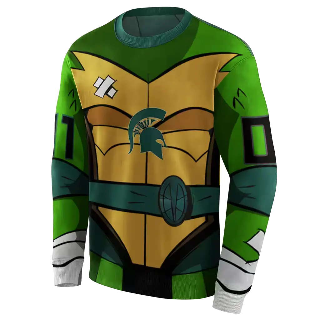 customized michigan state spartans superhero armor green hoodie new arrival customized michigan state spartans superhero armor green hoodie new arrival