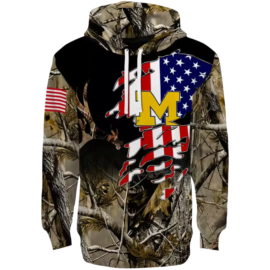 customized michigan wolverines tree camo hoodie best selling customized michigan wolverines tree camo hoodie best selling