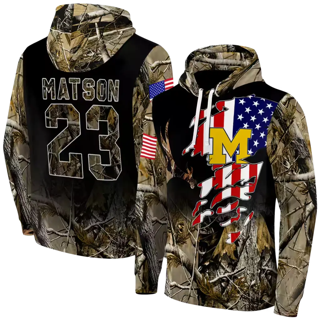 customized michigan wolverines tree camo hoodie fashion forward customized michigan wolverines tree camo hoodie fashion forward
