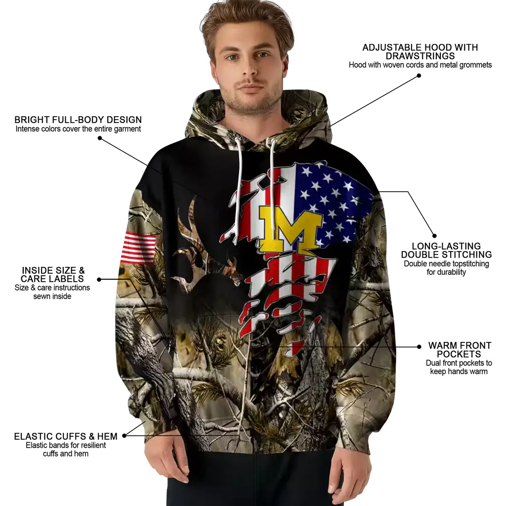 customized michigan wolverines tree camo hoodie latest model customized michigan wolverines tree camo hoodie latest model