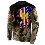 customized michigan wolverines tree camo hoodie best selling