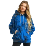 customized middle tennessee blue raiders deer silhouette blue hoodie best selling
