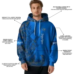customized middle tennessee blue raiders deer silhouette blue hoodie best selling